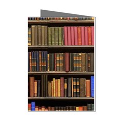 Library Book Mini Greeting Cards (pkg Of 8) by Perong