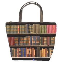 Library Book Bucket Bag by Perong