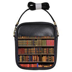 Library Book Girls Sling Bag by Perong