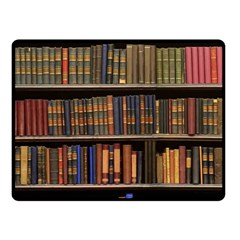 Library Book Fleece Blanket (small)