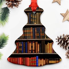 Library Book Christmas Tree Ornament (two Sides)