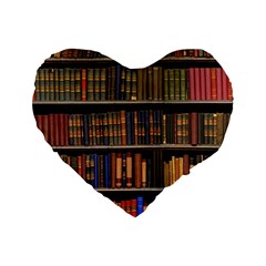 Library Book Standard 16  Premium Heart Shape Cushions