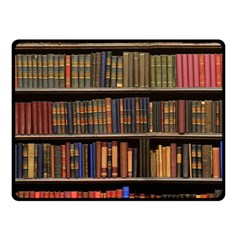 Library Book Two Sides Fleece Blanket (small) by Perong