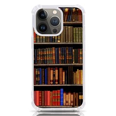 Library Book Iphone 13 Pro Tpu Uv Print Case by Perong