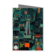 Art Cityscape Japanese Mini Greeting Cards (pkg Of 8)