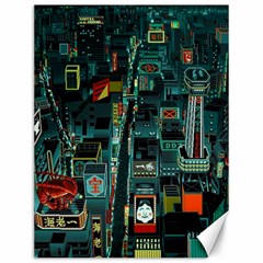 Art Cityscape Japanese Canvas 12  X 16  by Perong