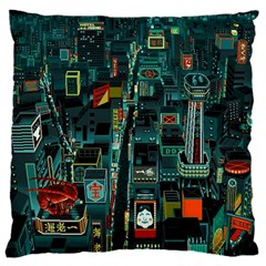 Art Cityscape Japanese 16  Baby Flannel Cushion Case (two Sides)