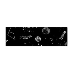 Black Space Drawing Art Planet Drawing Stars Black Space Galaxy Outer Space Sticker Bumper (10 Pack) by Perong