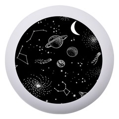 Black Space Drawing Art Planet Drawing Stars Black Space Galaxy Outer Space Dento Box With Mirror by Perong