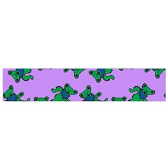 Grateful Dead Bears  Pattern Small Premium Plush Fleece Scarf