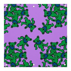 Grateful Dead Bears  Pattern Banner And Sign 3  X 3  by Perong