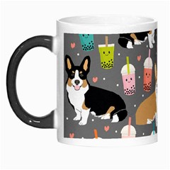 Corgi Boba Tea Bubble Tea Kawaii Food Welsh Corgis Dog Morph Mug by Perong