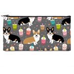 Corgi Boba Tea Bubble Tea Kawaii Food Welsh Corgis Dog Pencil Case Front