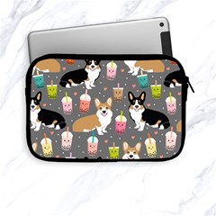 Corgi Boba Tea Bubble Tea Kawaii Food Welsh Corgis Dog Apple Ipad Mini Zipper Cases by Perong