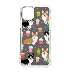 Corgi Boba Tea Bubble Tea Kawaii Food Welsh Corgis Dog Iphone 11 Pro 5 8 Inch Tpu Uv Print Case by Perong