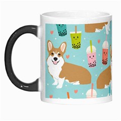 Corgi Boba Tea Bubble Tea Kawaii Food Welsh Corgis Dog Pattern Morph Mug by Perong