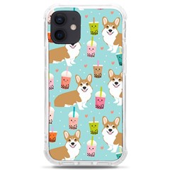 Corgi Boba Tea Bubble Tea Kawaii Food Welsh Corgis Dog Pattern Iphone 12 Mini Tpu Uv Print Case	 by Perong