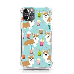 Corgi Boba Tea Bubble Tea Kawaii Food Welsh Corgis Dog Pattern Iphone 11 Pro 5 8 Inch Tpu Uv Print Case by Perong