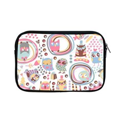 Cute Owl Bird Animal Pattern Apple Ipad Mini Zipper Cases by Perong