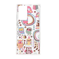 Cute Owl Bird Animal Pattern Samsung Galaxy Note 20 Ultra Tpu Uv Case