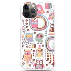 Cute Owl Bird Animal Pattern Iphone 12 Pro Max Tpu Uv Print Case by Perong