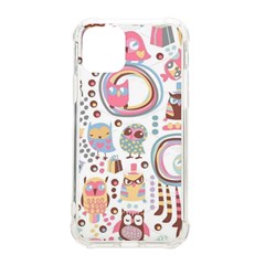 Cute Owl Bird Animal Pattern Iphone 11 Pro 5 8 Inch Tpu Uv Print Case by Perong