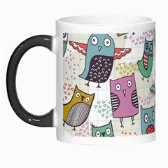 Owl Animal Bird Pattern Morph Mug