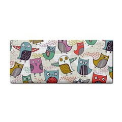 Owl Animal Bird Pattern Hand Towel by Perong