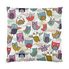 Owl Animal Bird Pattern Standard Cushion Case (one Side) by Perong