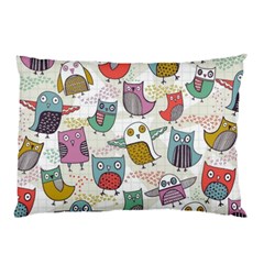 Owl Animal Bird Pattern Pillow Case by Perong