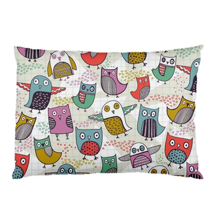 Owl Animal Bird Pattern Pillow Case