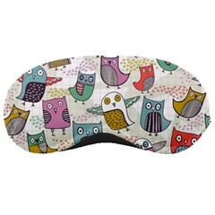 Owl Animal Bird Pattern Sleep Mask by Perong