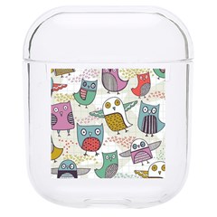 Owl Animal Bird Pattern Hard Pc Airpods 1/2 Case by Perong