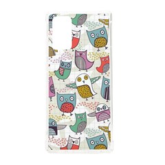 Owl Animal Bird Pattern Samsung Galaxy Note 20 Tpu Uv Case by Perong