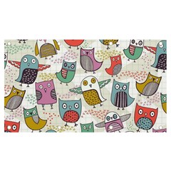 Owl Animal Bird Pattern Banner And Sign 7  X 4  by Perong