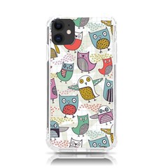 Owl Animal Bird Pattern Iphone 11 Tpu Uv Print Case by Perong