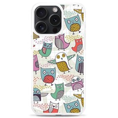 Owl Animal Bird Pattern Iphone 15 Pro Max Tpu Uv Print Case by Perong