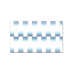 Geometric Pulse Print Design Sticker Rectangular (10 Pack) by dflcprintsclothing