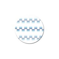 Geometric Pulse Print Design Golf Ball Marker by dflcprintsclothing