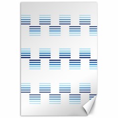 Geometric Pulse Print Design Canvas 24  X 36  by dflcprintsclothing