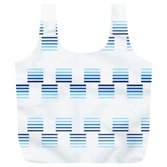 Geometric Pulse Print Design Full Print Recycle Bag (xl) by dflcprintsclothing