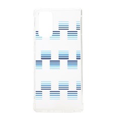 Geometric Pulse Print Design Samsung Galaxy Note 20 Tpu Uv Case by dflcprintsclothing