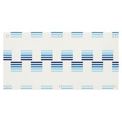 Geometric Pulse Print Design Banner And Sign 6  X 3  by dflcprintsclothing