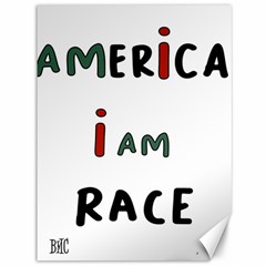 America  I Am Race Canvas 36  X 48  by RiverRootz