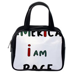 America  I Am Race Classic Handbag (one Side) by RiverRootz