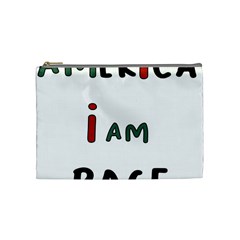 America  I Am Race Cosmetic Bag (medium)