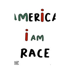 America  I Am Race Shower Curtain 48  X 72  (small)  by RiverRootz