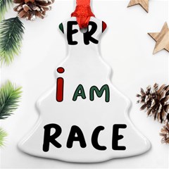 America  I Am Race Ornament (christmas Tree) 