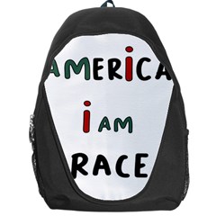 America  I Am Race Backpack Bag by RiverRootz