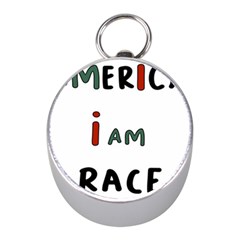 America  I Am Race Mini Silver Compasses by RiverRootz